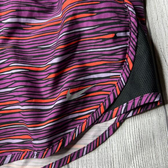 Nike Dri-Fit Purple Stripe Track Shorts Running Athletic Activewear Short Size S - Picture 3 of 8